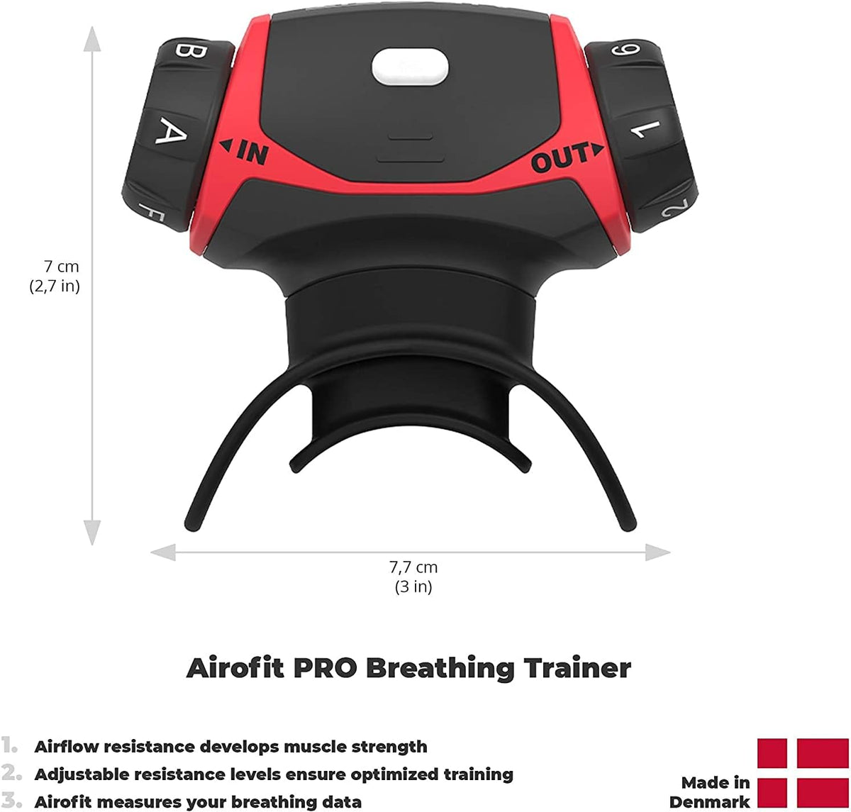 Breathing Exercise Device Muscle Trainer Pack of 2 X226678