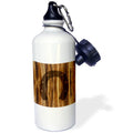 Wood Print Horseshoe 21 oz Sports Water Bottle X2545