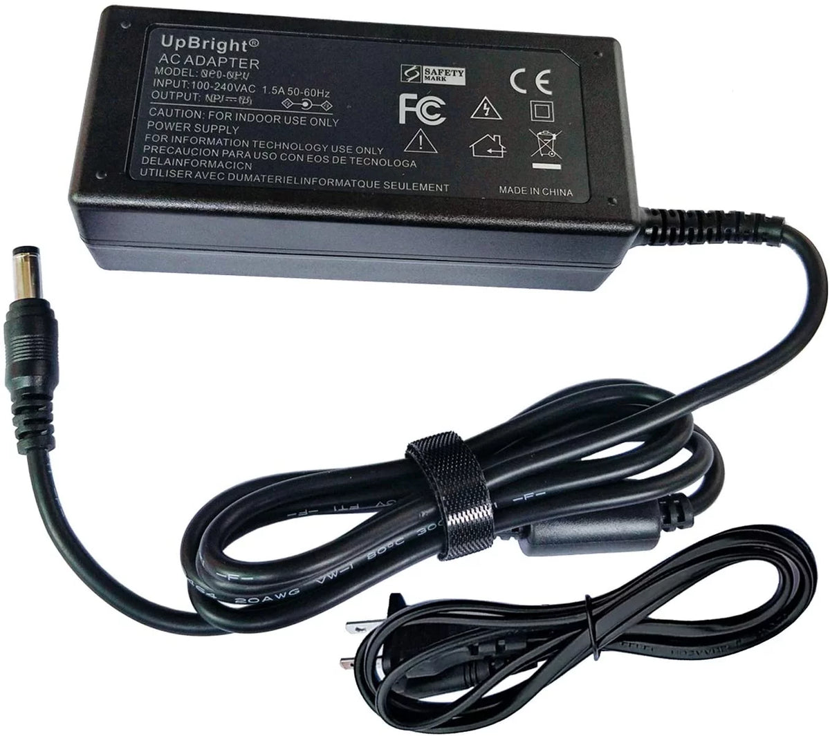 AC / DC Adapter for Direct Thermal Receipt Printer Power Supply Cord Cable Charger A35368