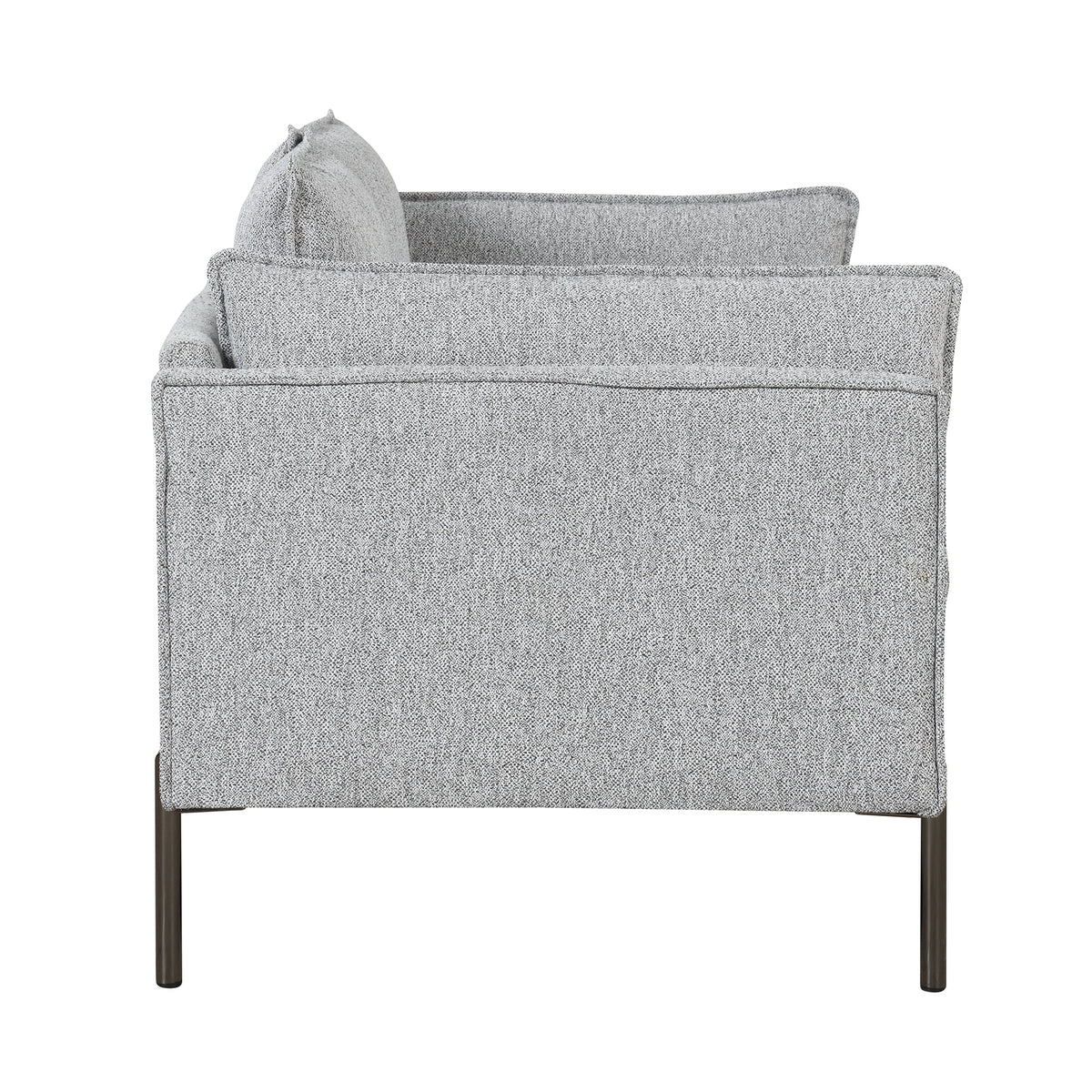 Linen Fabric Loveseat Couch V1562