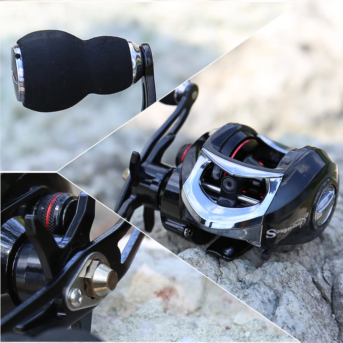 Baitcasting Fishing Reel 6.3:1 Gear Ratio 18+1 BB C169851