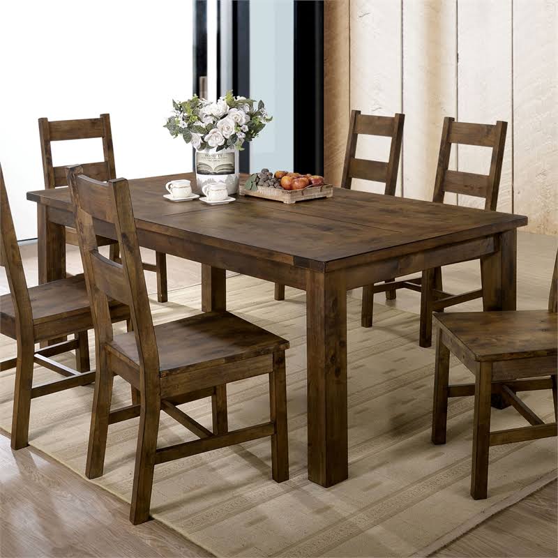Rustic Oak Dining Table J860315