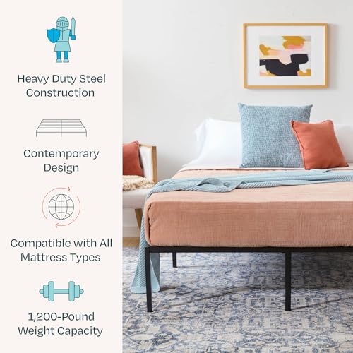 Folding Metal Platform Bed Frame Full Size S992