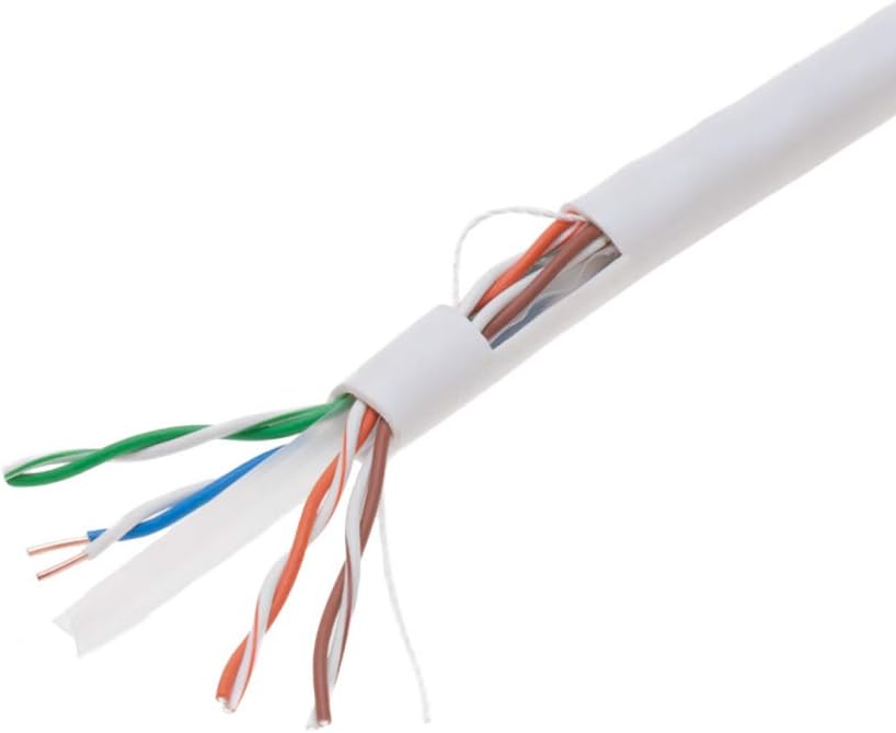 1000ft CAT6 Solid Ethernet Cable UTP 23AWG Bulk (Orange) F39069