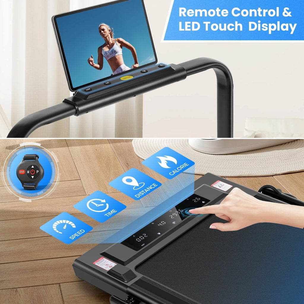 4 in 1 Under Desk Treadmill 2.5HP Black K371