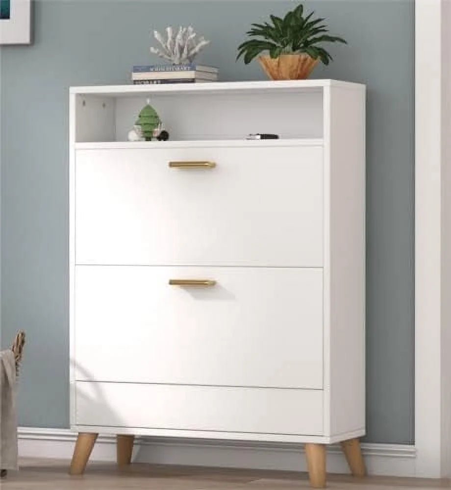 Free Standing Shoe Rack Cabinet with 3 Flip Drawers V2729