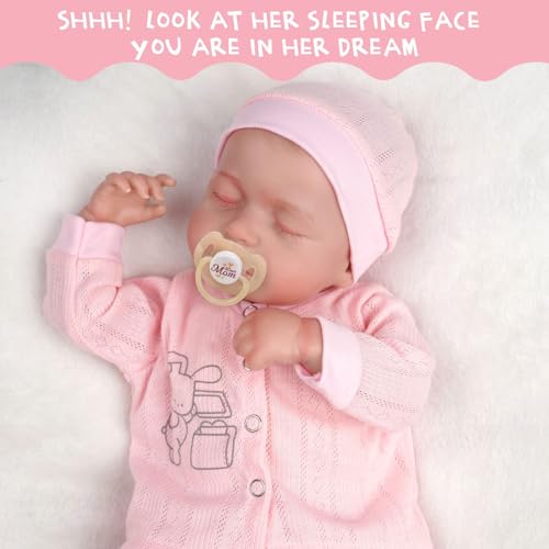 18 Inch Soft Body Realistic Reborn Baby Doll with Clothes and Toy Accessories L15654
