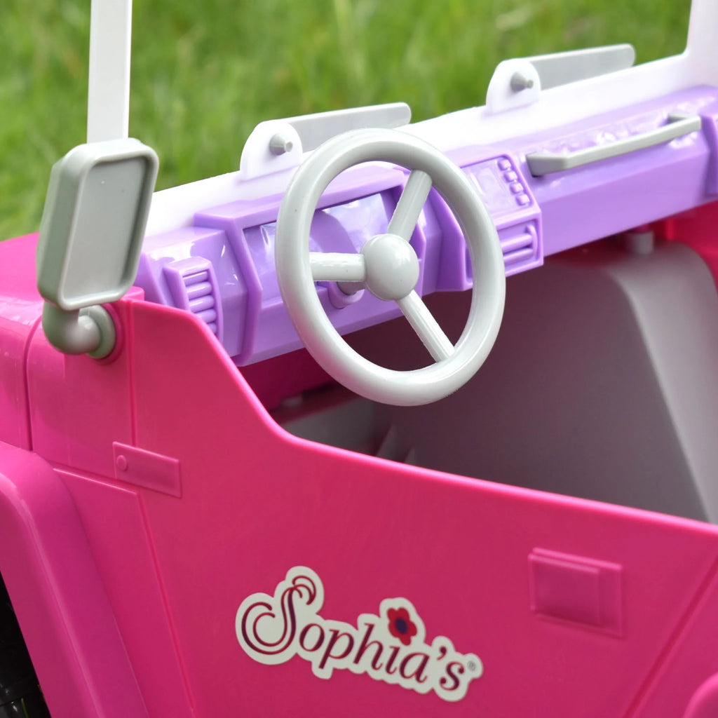 4 x 4 Hot Pink Beach Cruiser Truck for 18" Dolls E211086