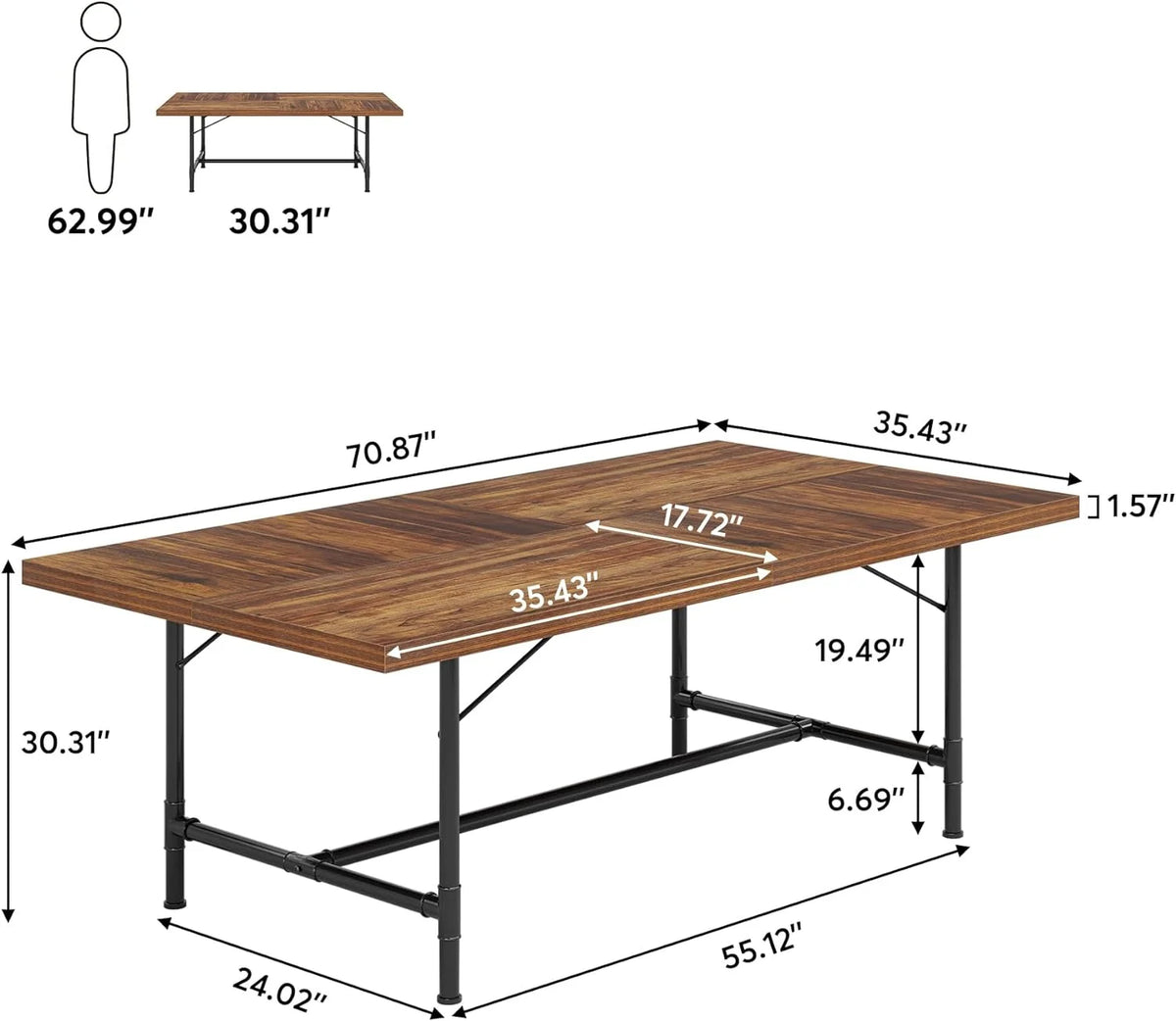 6FT Conference Table Q4393