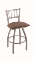 30x22 Swivel Bar Stool with Anodized Nickel Finish X153