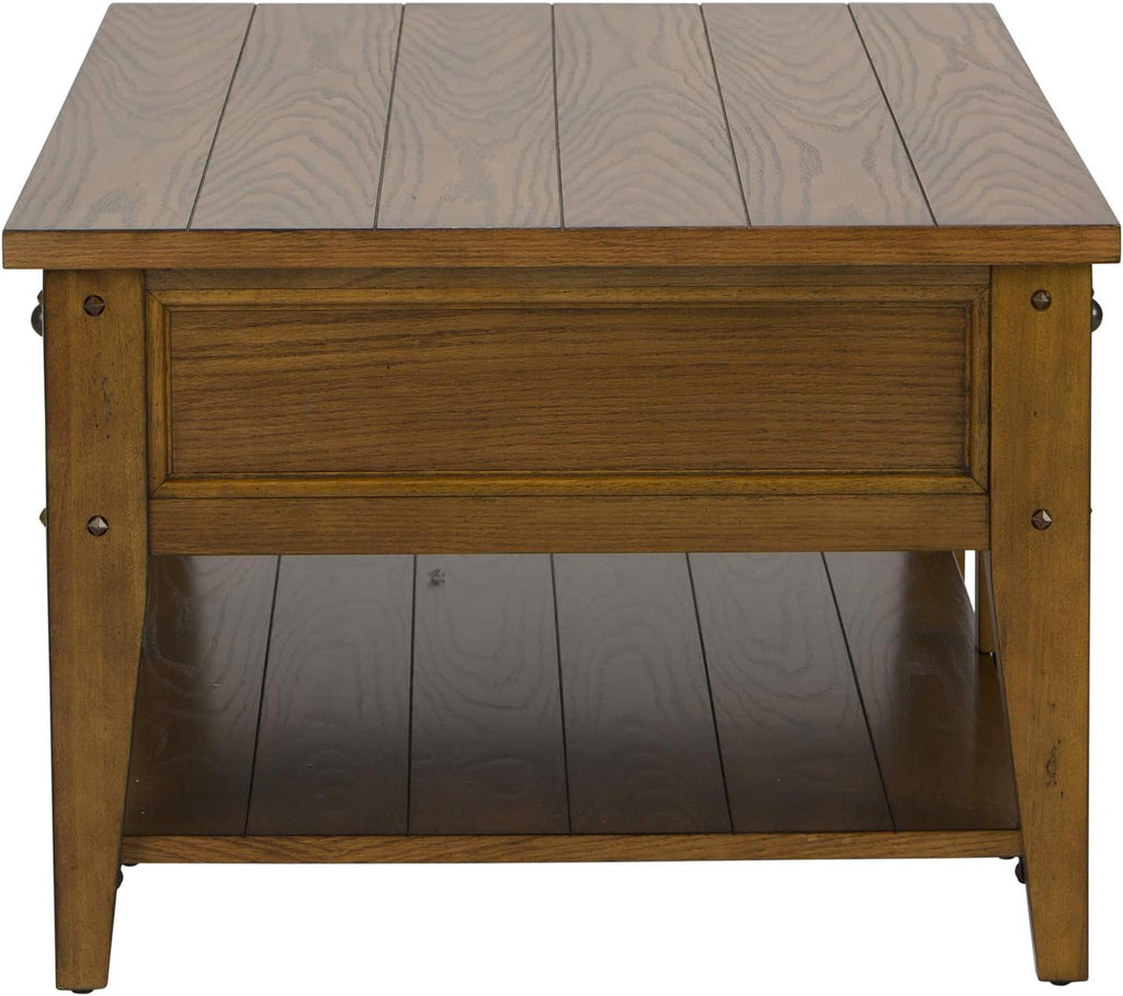 Medium Brown 3 Piece Set (1-Cocktail 2-End Tables) A4311