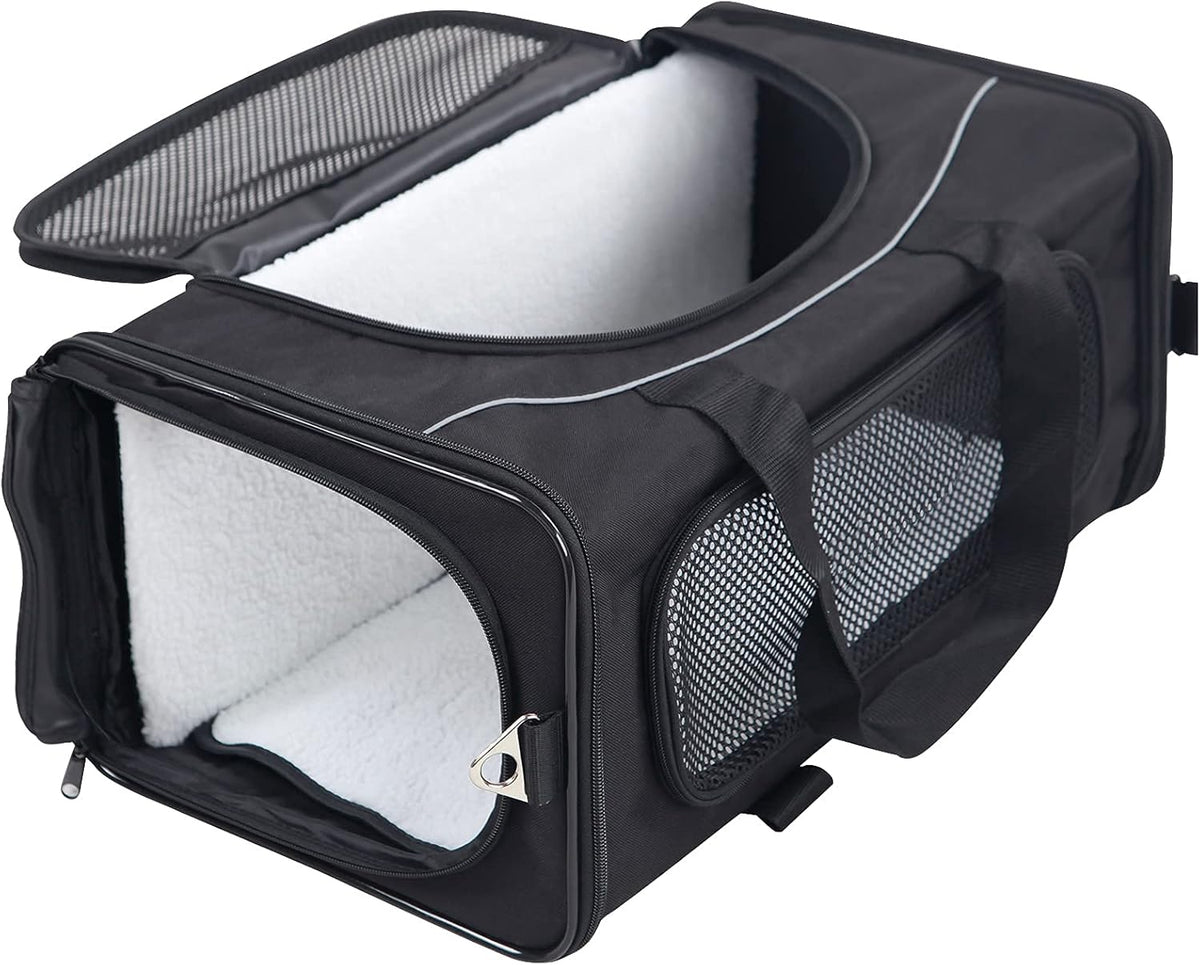 Foldable Pet Travel Carriers, Airline Approved, Washable Pack of 2 Z9226