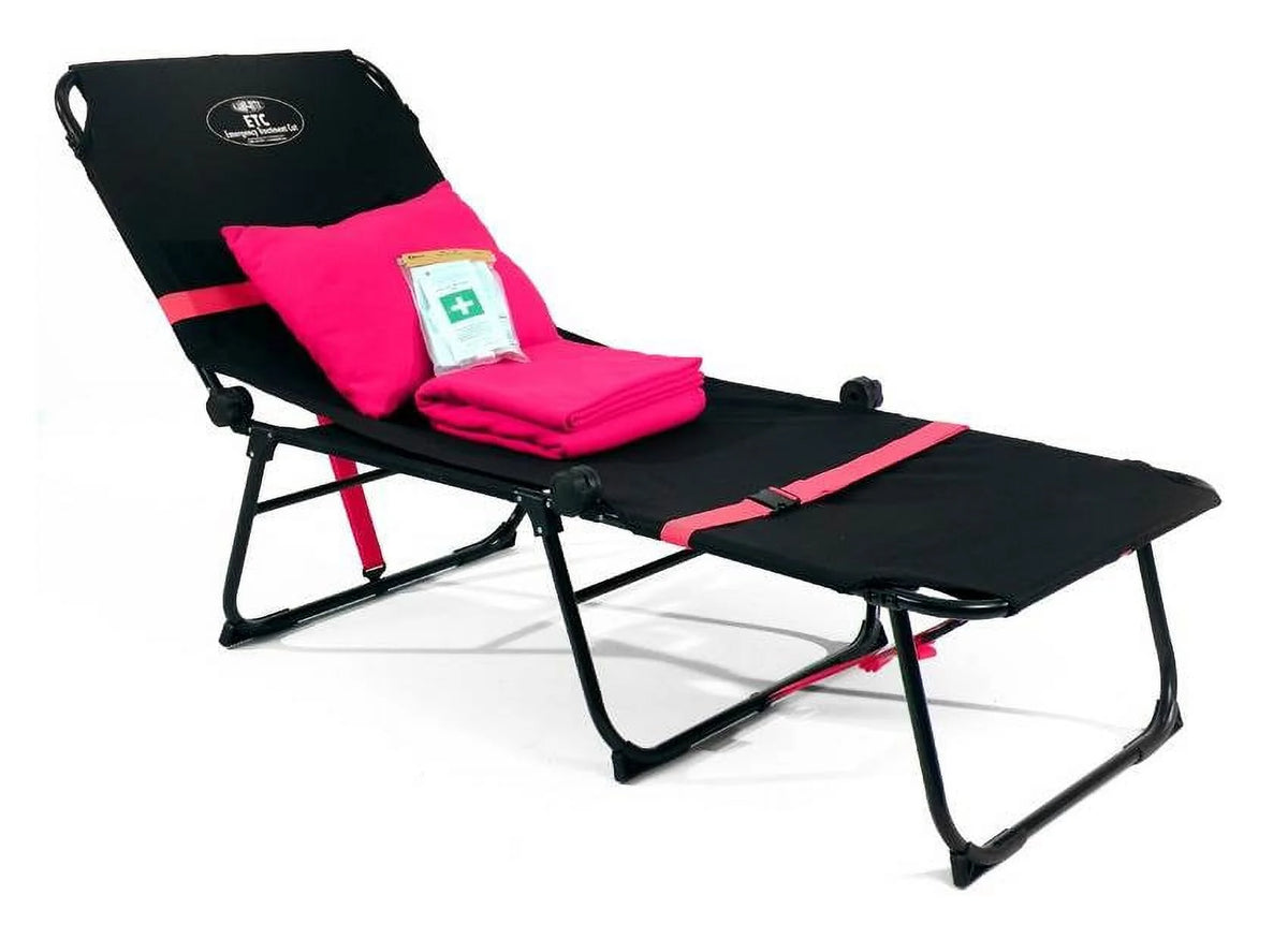 Orange Emergency Treatment Cot S80381