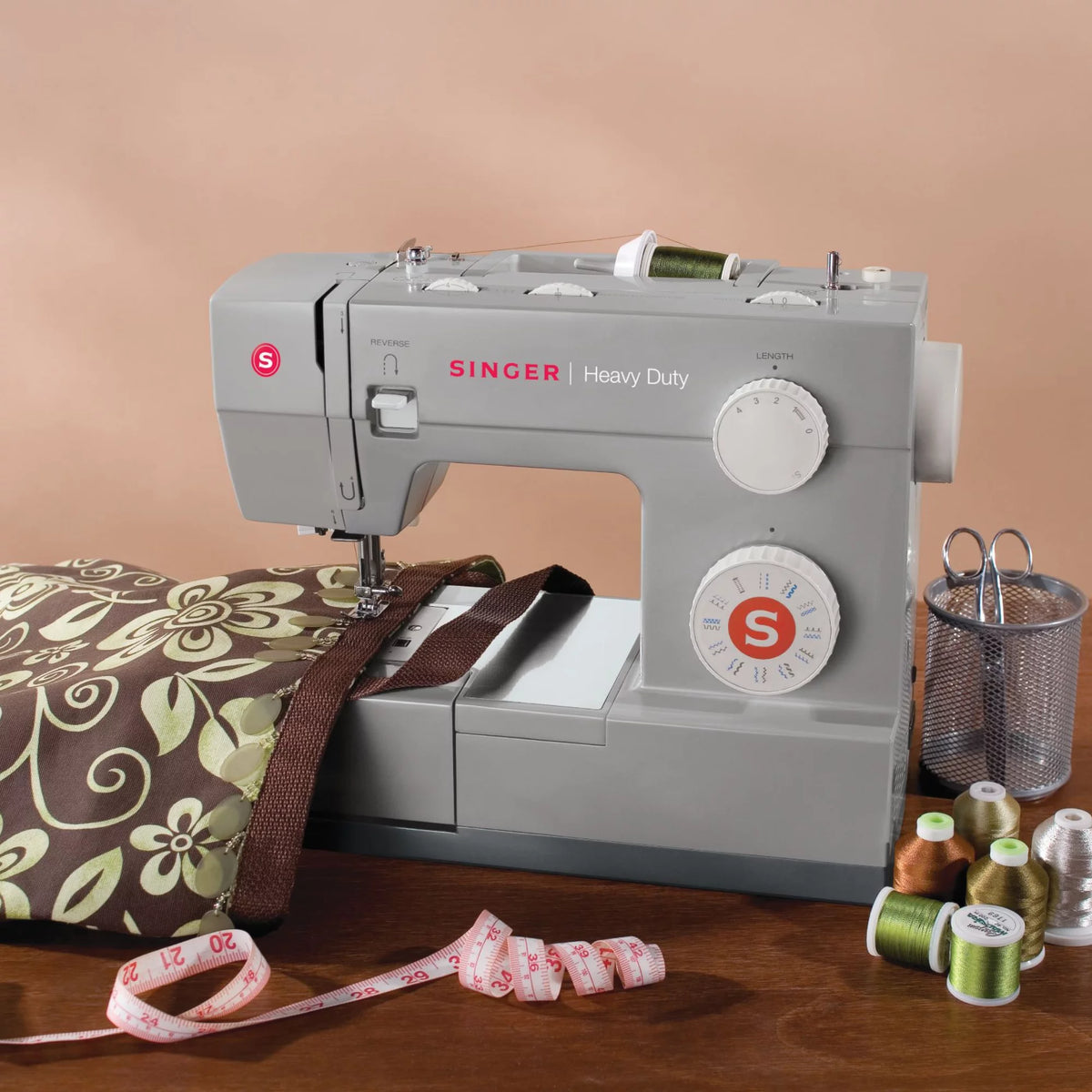 Heavy Duty Sewing Machine with Presser Foot Kit R7643