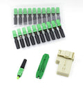 20pcs SC APC Fiber Optic Quick Connector Single Mode 9/125 Z570