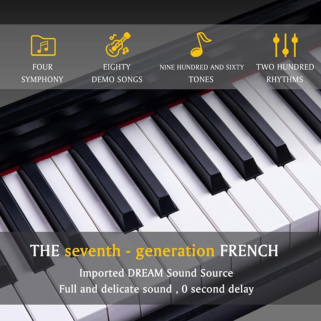88 Key Full Size Weighted Digital Piano Keyboard with Pedal X44480