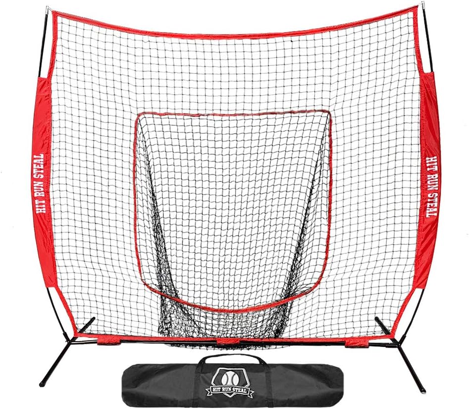 Practice Baseball and Softball Hitting Net and Carrying Bag Z626