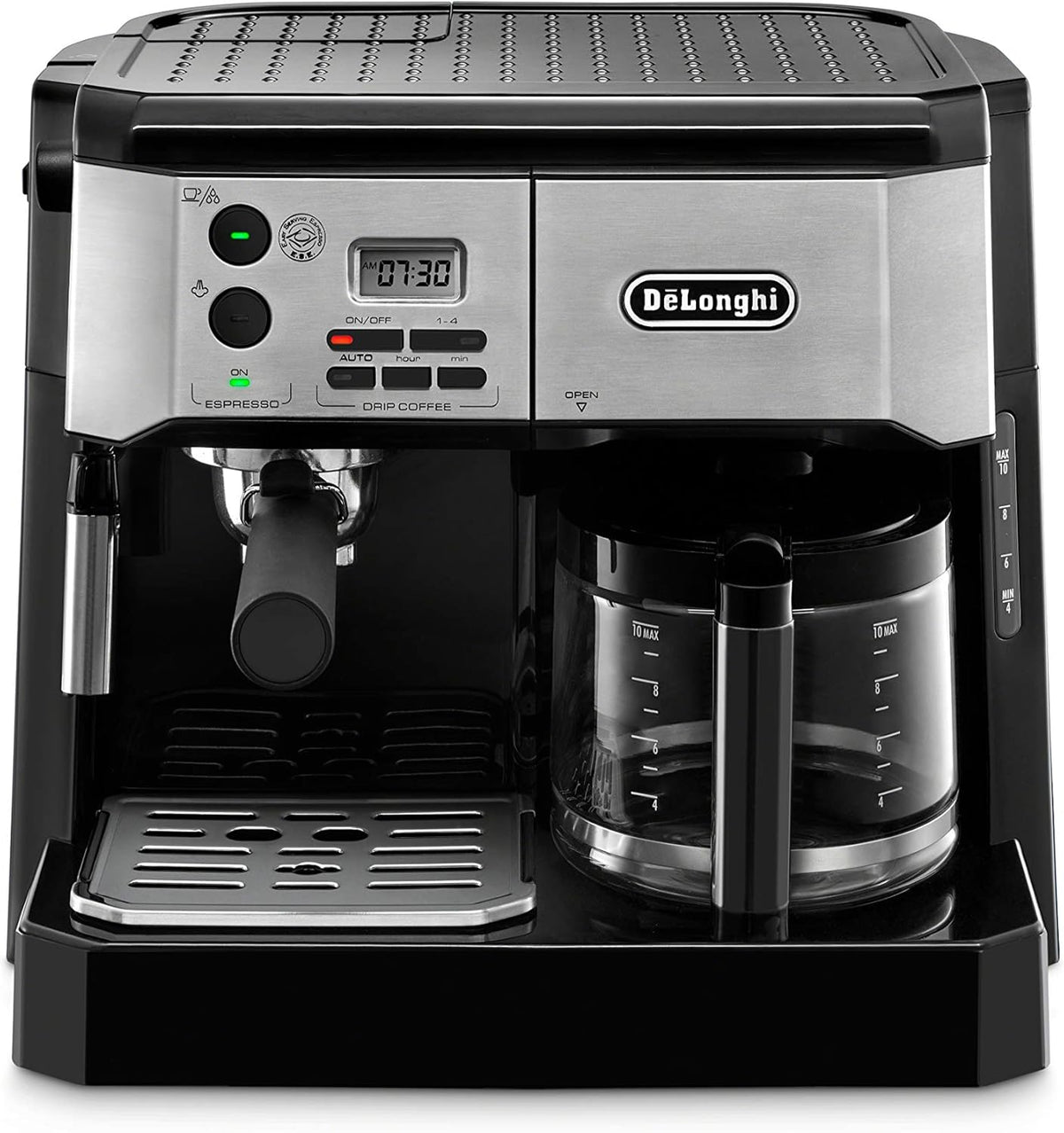 All-in-One Combination Espresso Machine with Milk Frother 10-Cup P733