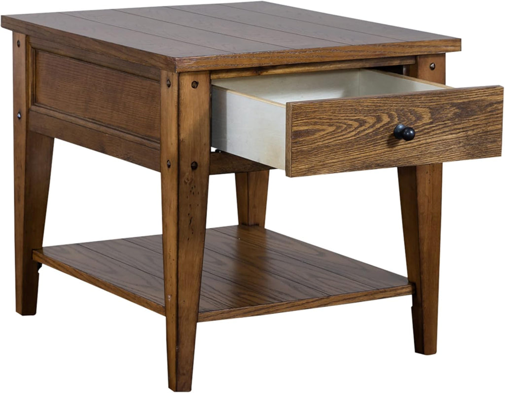 Medium Brown 3 Piece Set (1-Cocktail 2-End Tables) A4311