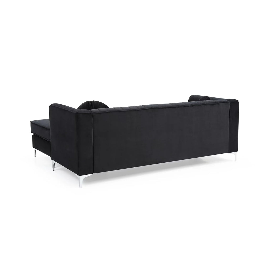 Black Sofa Chaise T27779