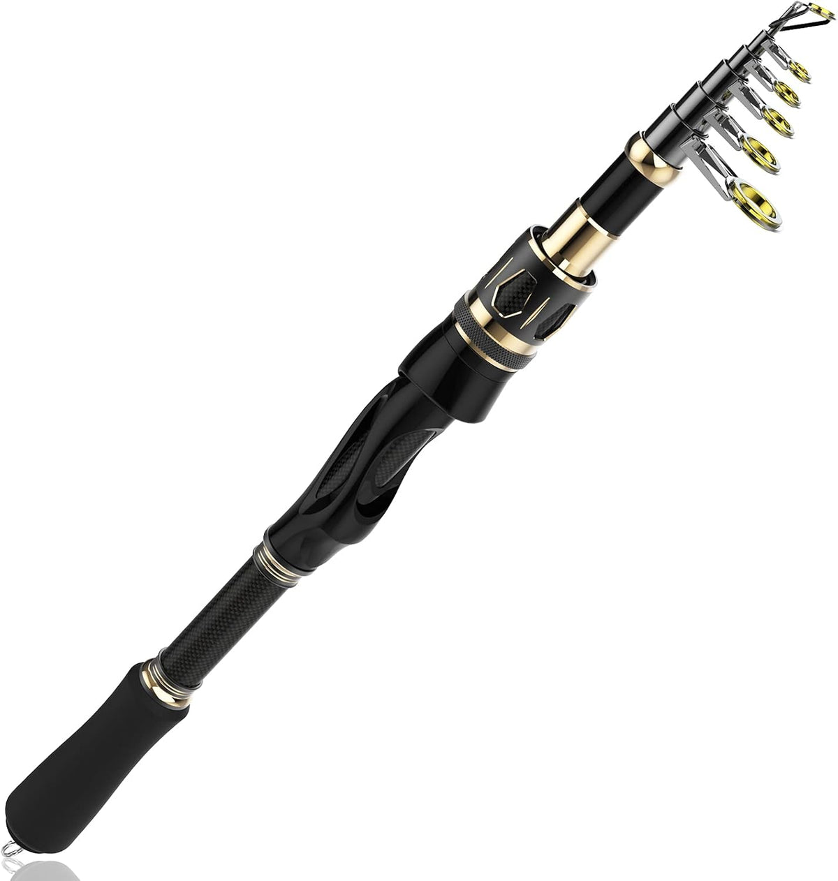 Telescopic Carbon Fiber Fishing Rod and Reel Combo W791