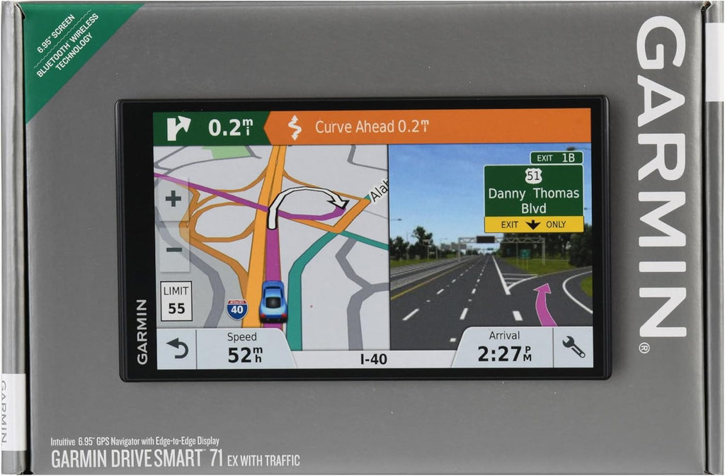 7-inch Car GPS Navigator with High-resolution Maps G1557