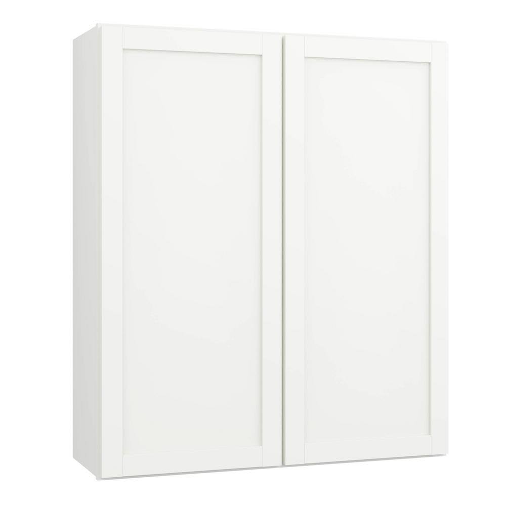White Laminate Shaker Wall Kitchen Cabinet 36 in. x 42 in. V576