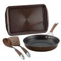 4 Piece Hard-anodized Nonstick Cookware Set D30535