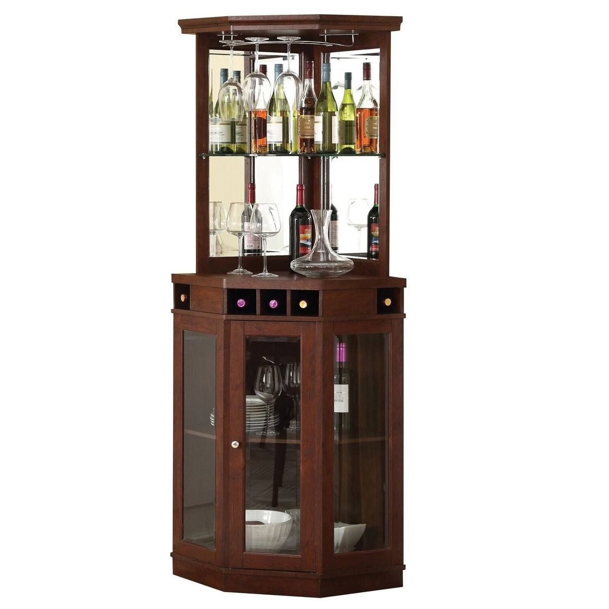 Corner Bar Unit Charcoal S819