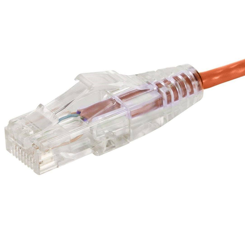 Orange Snagless RJ45 Cat6 Ethernet Patch Cable 50 Feet G12597