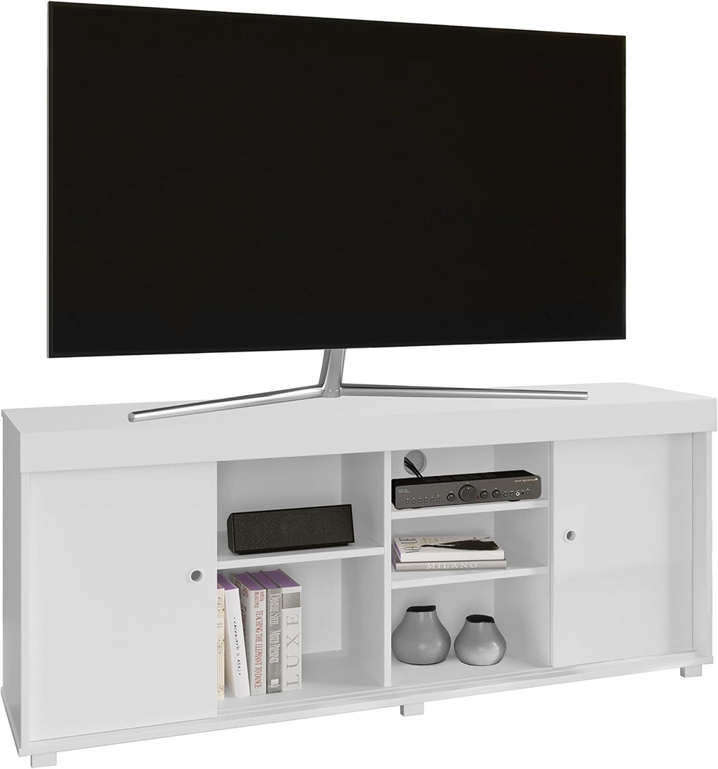 White TV Storage Entertainment Stand I60540