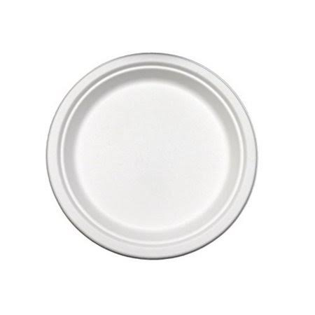 Compostable 9x22 Round Plate (Case of 500) Z113973
