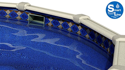 Oval Pool Liner 48-Inch Wall Height 25 Gauge Virgin Vinyl E951752