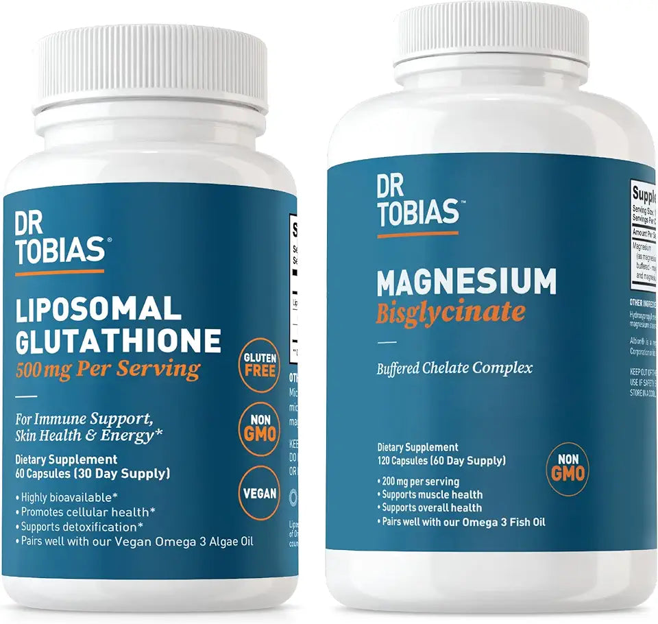 Magnesium Bisglycinate and Liposomal Glutathione J21117