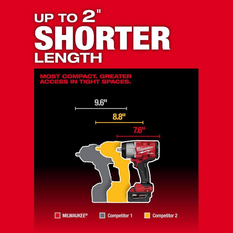 18V Lithium-Ion Brushless Cordless 1/2 in. Impact Wrench Kit S6076