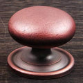 Large Solid Plain Knob with Backplate K35121