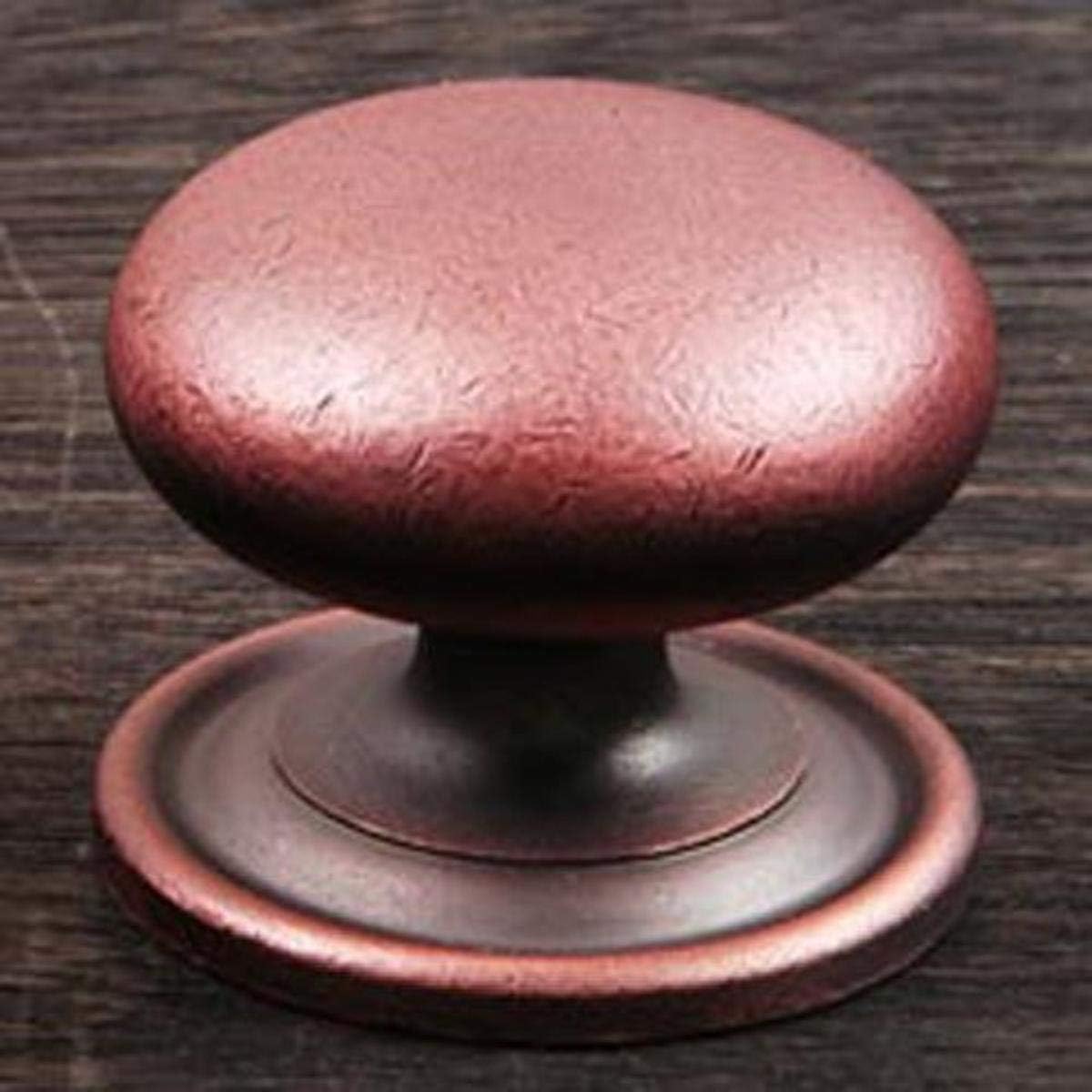 Large Solid Plain Knob with Backplate K35121