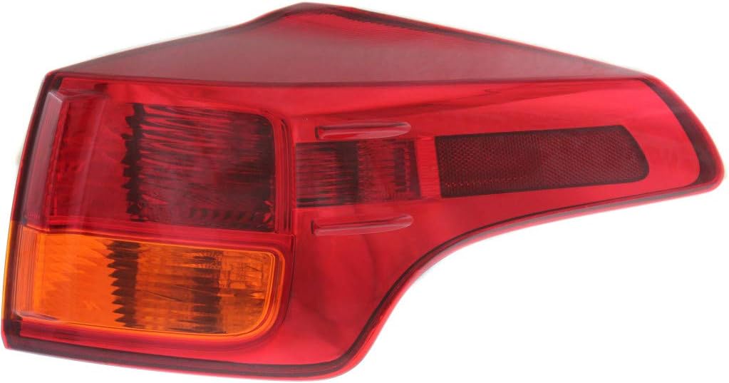 Outer Tail Light Assembly for Toyota RAV4 2013 2014 2015 Passenger Side Halogen X9047