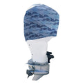 Blue Digital Camo Outboard Motor Cover X512507