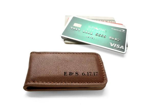 Genuine Leather Money Clip F157488