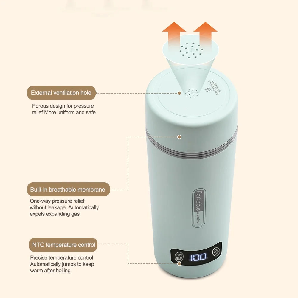 350ml Stainless Steel Portable Electric Kettle F924161