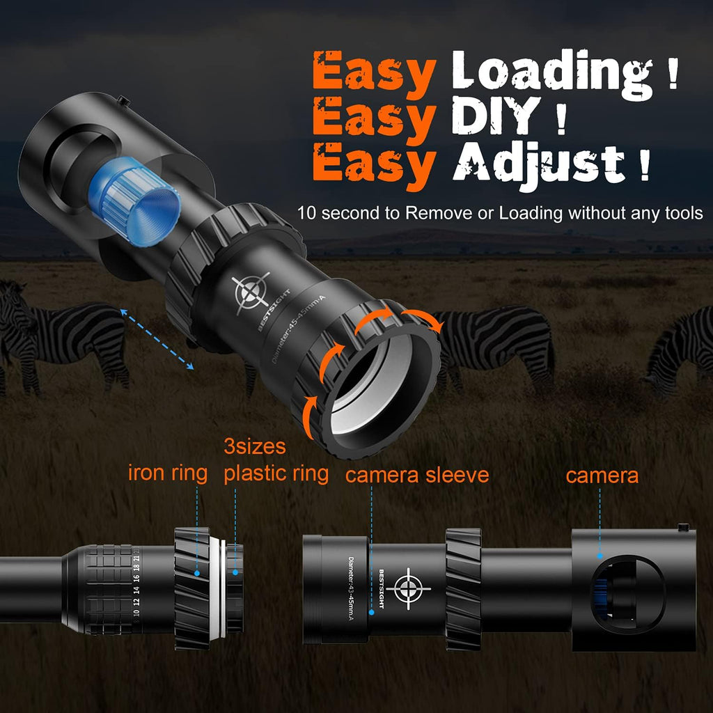 DIY Digital Night Vision Scope with Camera and 5 Display Screen X501