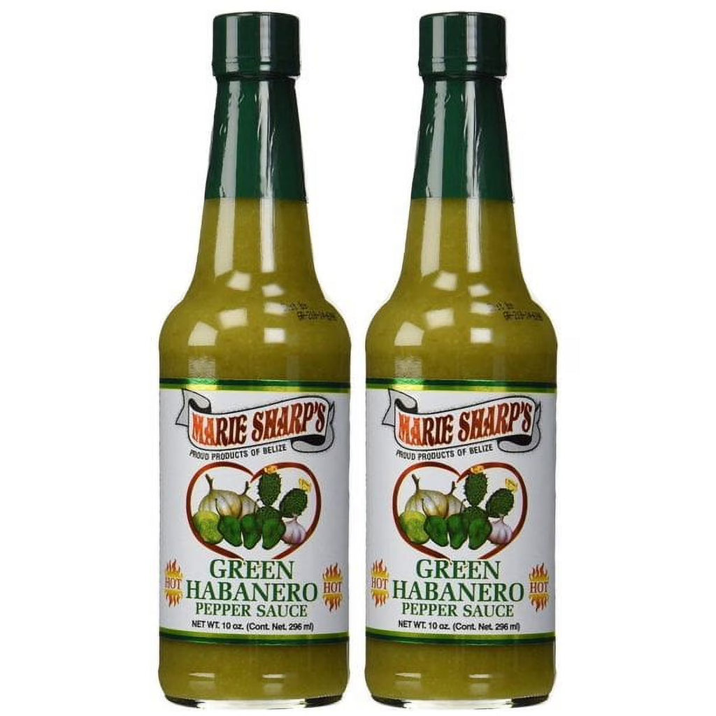 Nopal Green Habanero Pepper Sauce, 10 oz, Pack of 2 D3844