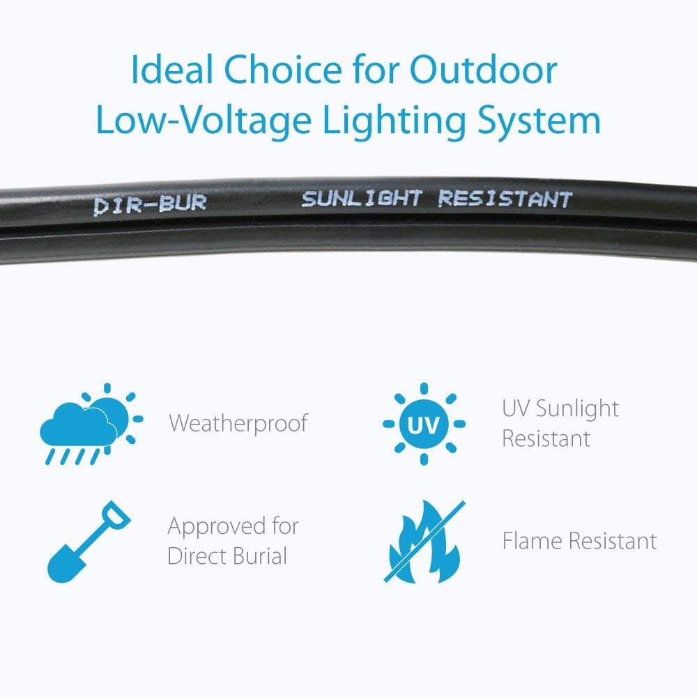16AWG 2-Conductor Direct Burial Wire 250ft Q89806