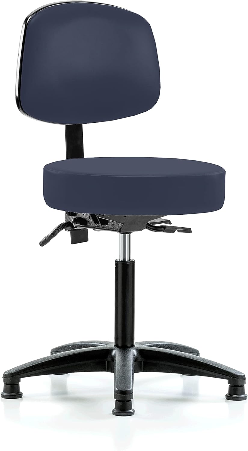Adjustable Doctor's Stool with Back Q294