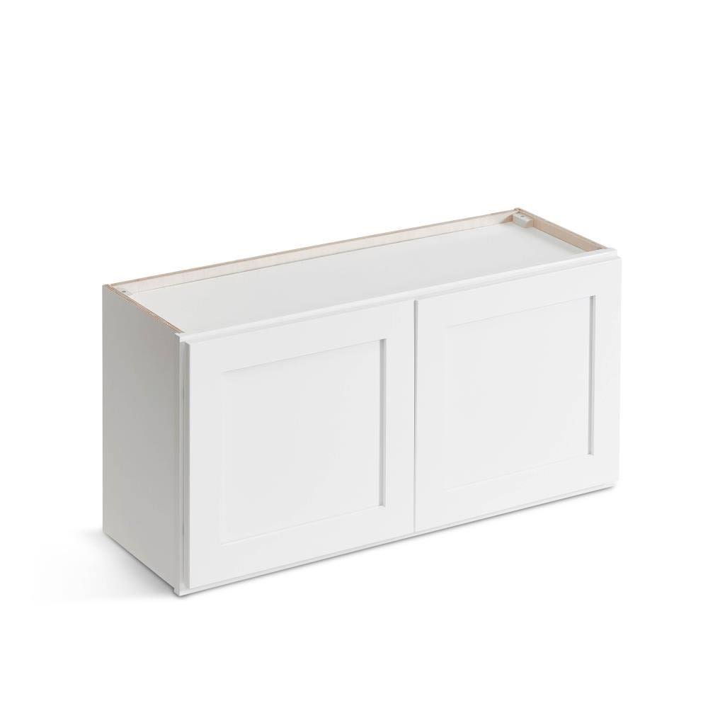 Pure White Birch Door Wall Stock Cabinet L469