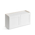 Pure White Birch Door Wall Stock Cabinet L469
