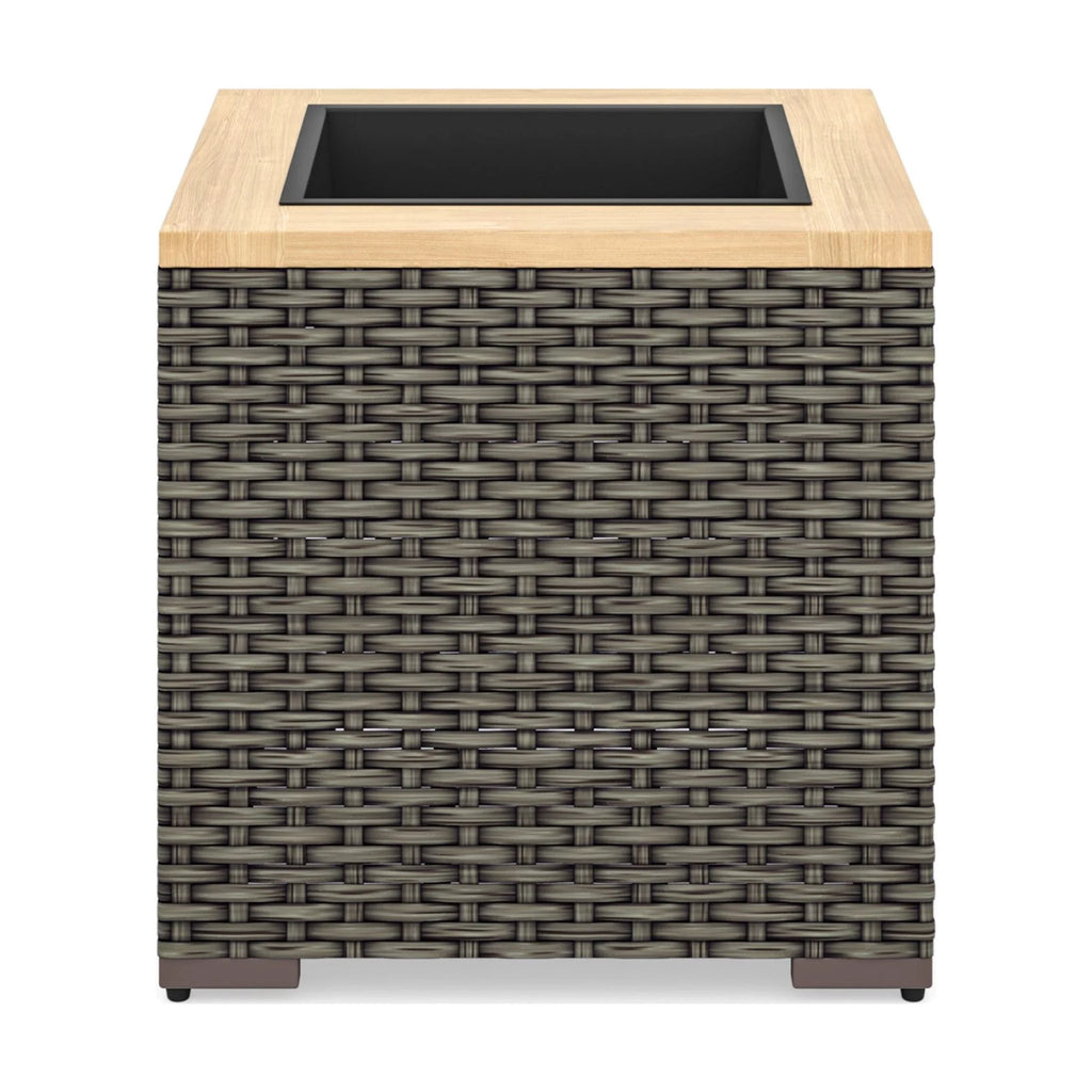 Rattan Outdoor Planter in Brown L5864