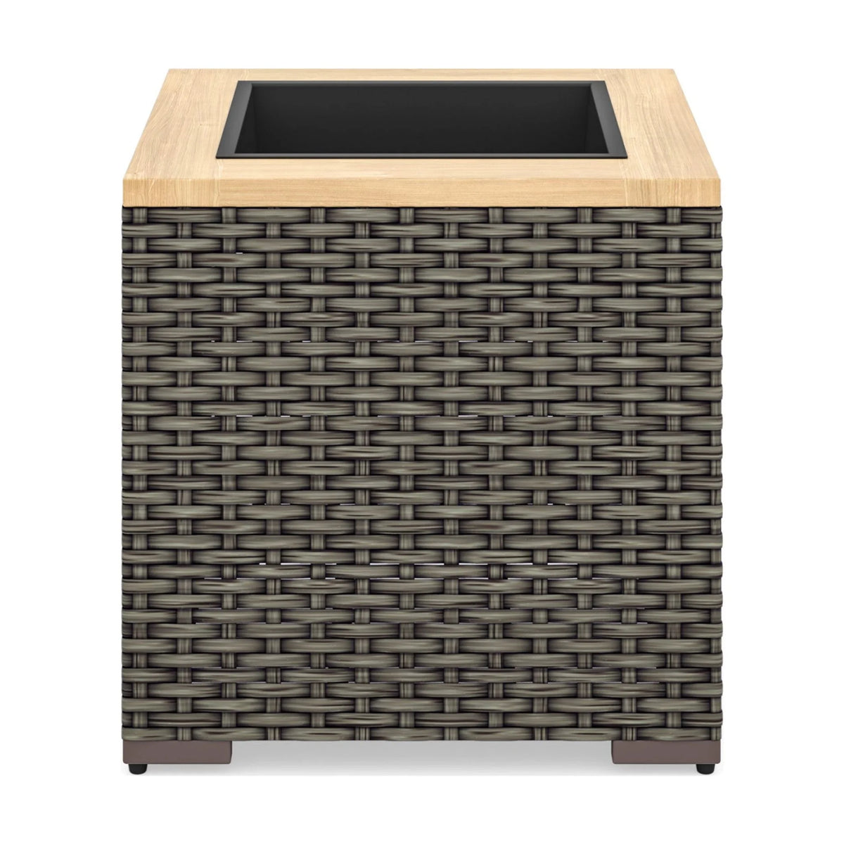 Rattan Outdoor Planter in Brown L5864