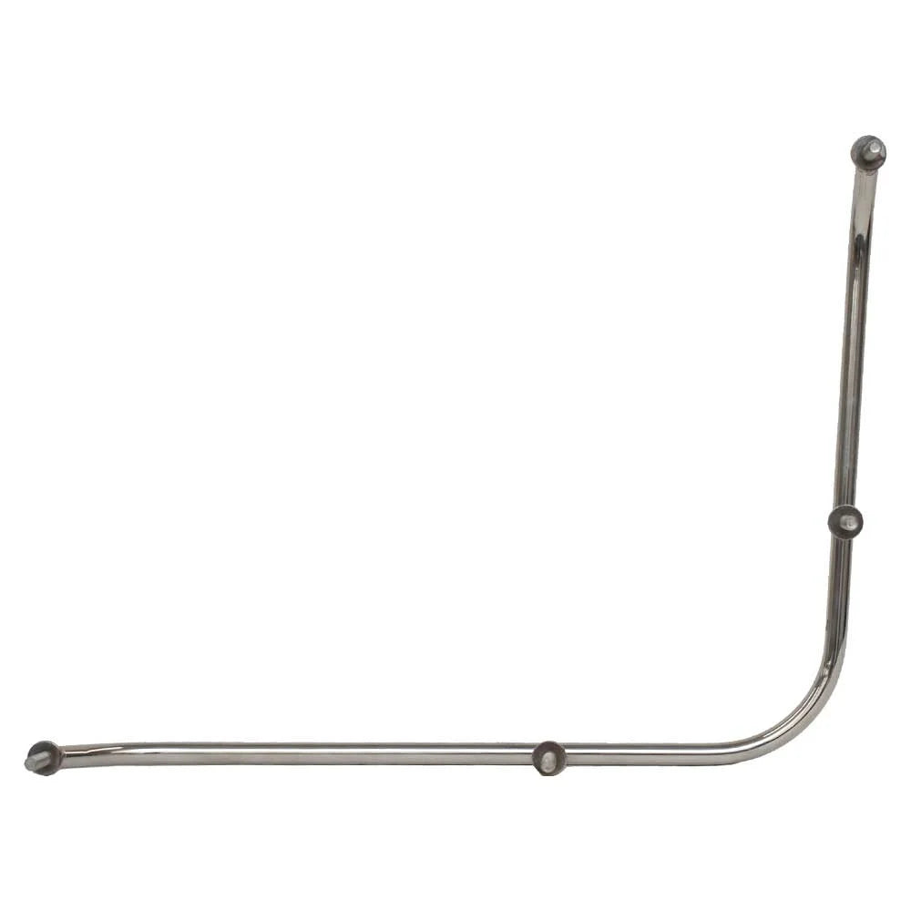 4-Post Polished Stainless Steel Corner Grab Rail K55607